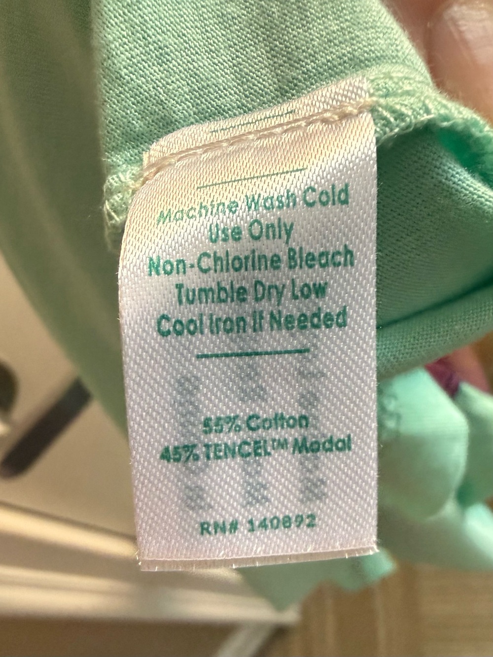 Marine Layer Signature Crew Cotton/Modal Stripe Tee in "Ocean Wave" - NWT - Picture 7 of 8